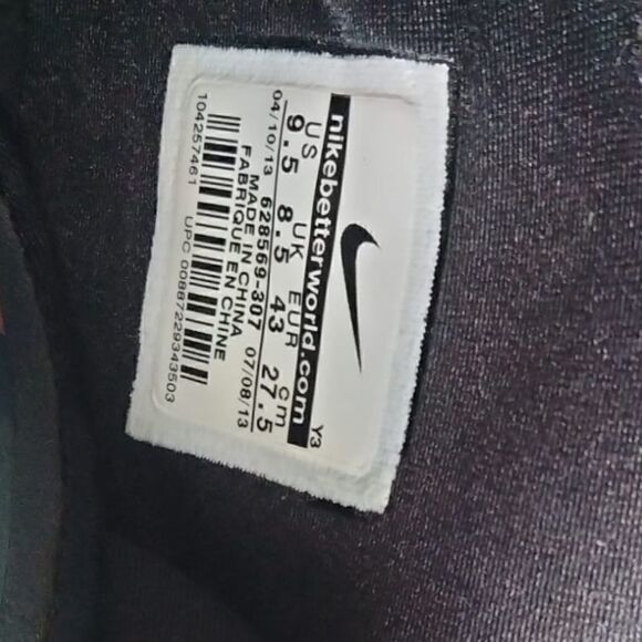 Mens Sz 9.5 Nike Air Camo Penny Hardaway V Basketball Sneakers Shoes 628569-307 - Picture 8 of 8